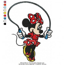 Minnie Mouse 16 Embroidery Designs
